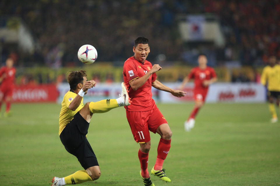 Sang hiệp 2, Malaysia đã nỗ lực...(Ảnh: Đình Trọng/TTXVN)