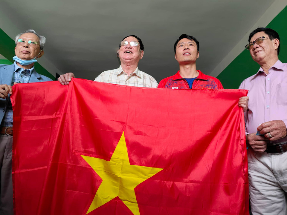 Xạ thủ Trần Quốc Cường giành tổng số điểm là 548, để vượt qua xạ thủ người Myanmar.(Ảnh: Vũ Sinh/TTXVN)