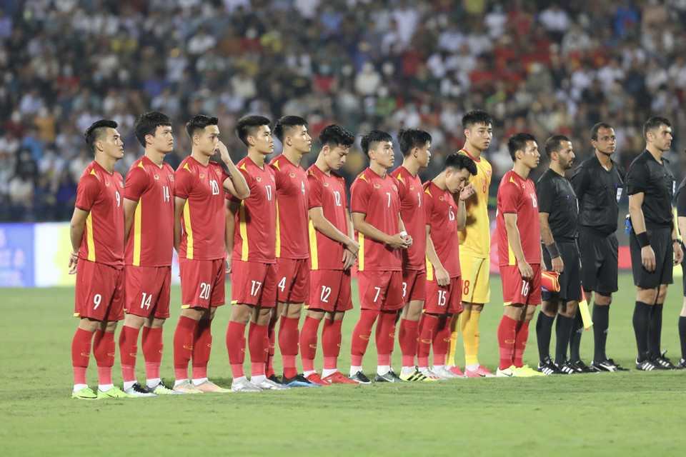 Sau trận thắng U23 Indonesia, U23 Việt Nam tự tin bước vào trận đấu với U23 Philippines. (Ảnh: Minh Quyết/TTXVN)