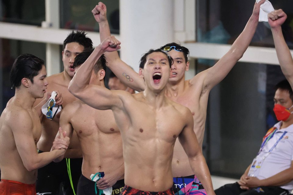 Đồng thời phá kỷ lục SEA Games khi về nhất với thành tích thành tích 7 phút 16 giây 31. (Ảnh: Hải An/Vietnam+)