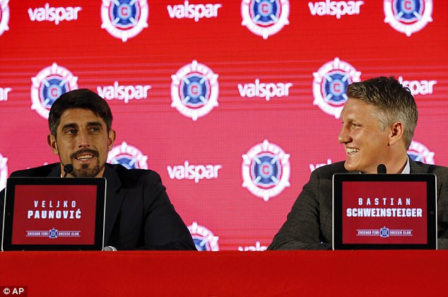 Bastian Schweinsteiger sẽ thi đấu cho Chicago Fire theo bản hợp đồng có thời hạn 1 năm.
