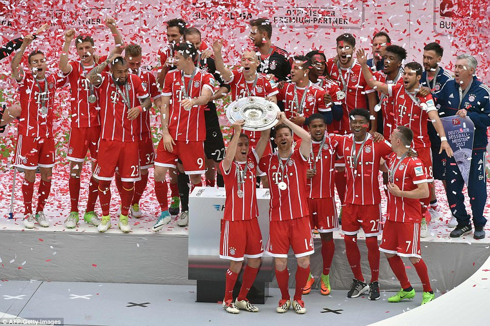 Bayern Munich lần thứ 27 đăng quang tại giải đấu cao nhất nước Đức.