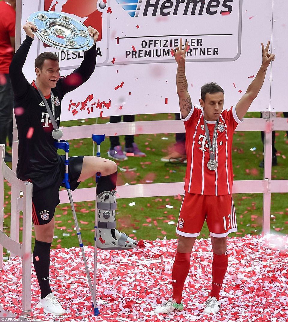 ...anh đã góp công không nhỏ trong thành công của Bayern mùa này trước khi dính chấn thương.