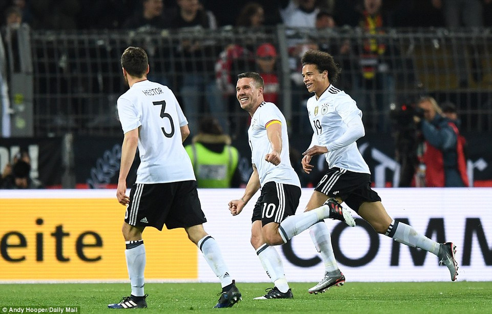 ... ghi bàn thắng duy nhất giúp đội tuyển Đức hạ Anh 1-0. (Nguồn: Daily Mail)