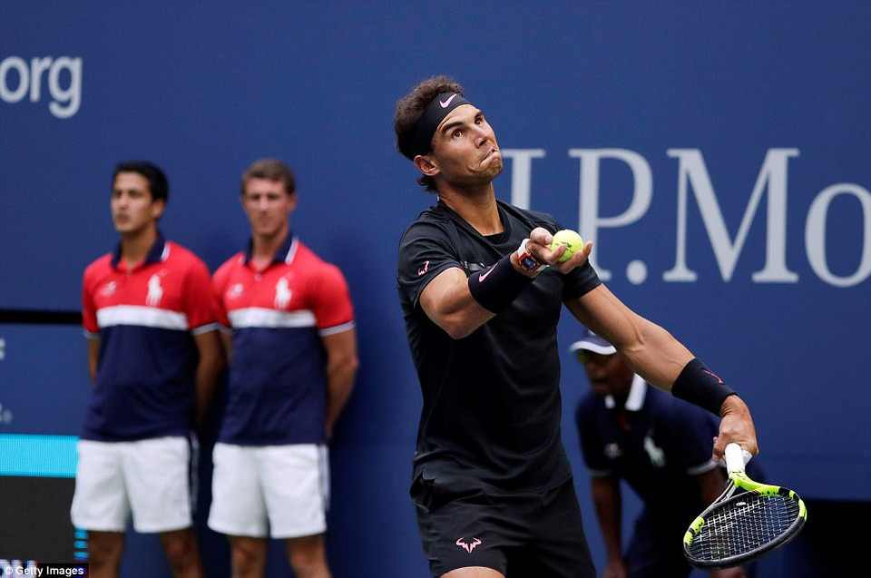 ​Nadal đã không mất bất cứ break nào...