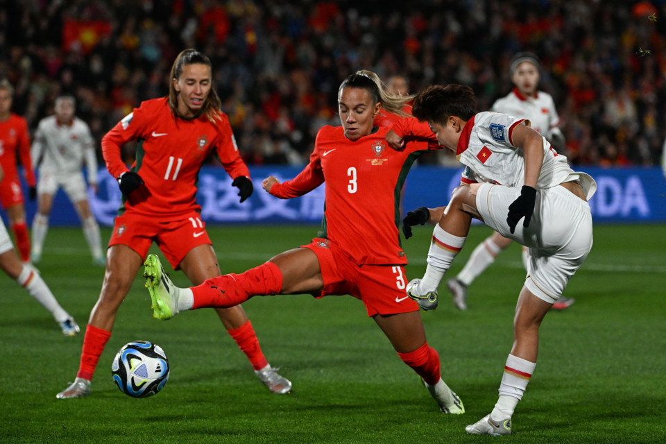 Với quyết tâm chiến thắng, Đội tuyển Nữ Việt Nam chủ động chơi dâng cao với hy vọng có bàn thắng lịch sử. (Nguồn: Getty Images)