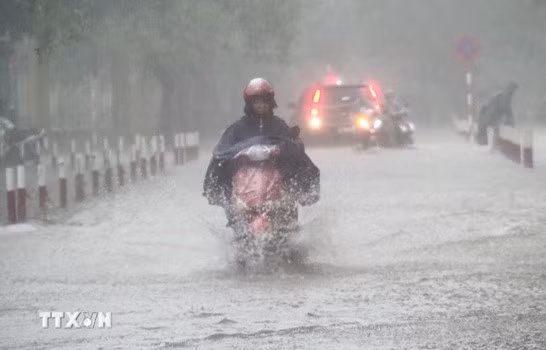 Ngày 8/9, cao nguyên Trung Bộ có mưa rào, dông, cục bộ mưa to trên 70mm. (Ảnh: TTXVN)