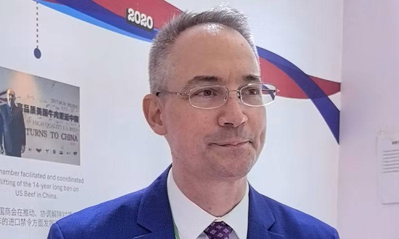 Chủ tịch Phòng Thương mại Mỹ (AmCham) tại Trung Quốc, Michael Hart. (Nguồn: Global Times)