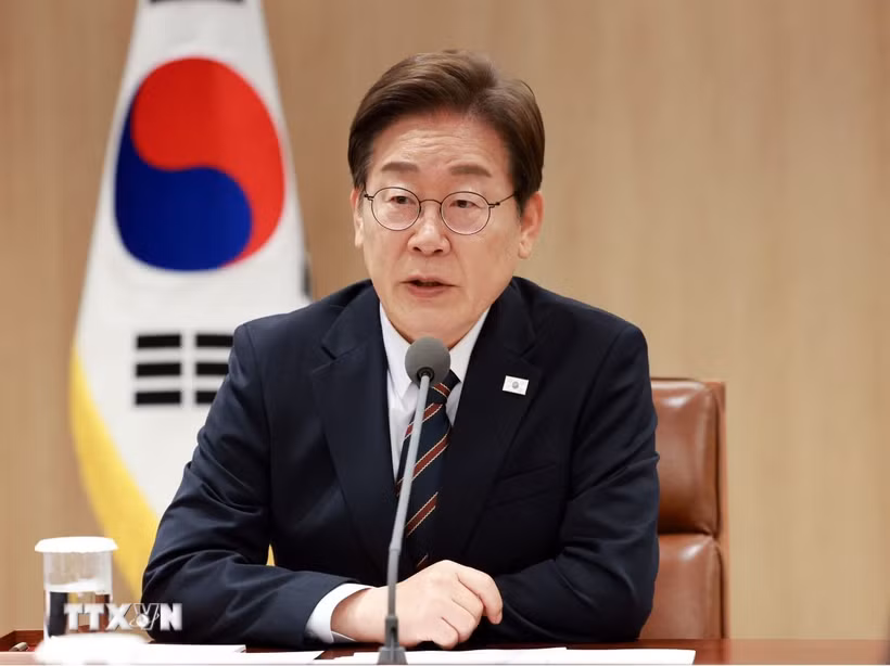 Tổng thống Hàn Quốc Lee Jae Myung. (Ảnh: Yonhap/TTXVN)