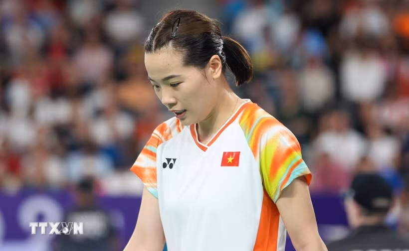 Nguyễn Thùy Linh chỉ giành được vị trí á quân Canada Open 2025. (Ảnh: Hoàng Linh/TTXVN)