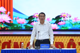 Thứ trưởng Bộ Tài chính tin tưởng với những giải pháp đồng bộ sẽ đảm bảo mục tiêu CPI năm 2026 theo đúng chỉ tiêu Quốc hội cho phép. (Ảnh: BTC/Vietnam+)