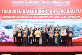 Lai Châu cam kết xây dựng môi trường đầu tư minh bạch, thúc đẩy phát triển bền vững với các dự án lớn về năng lượng, du lịch và nông nghiệp công nghệ cao. (Ảnh: TTXVN)