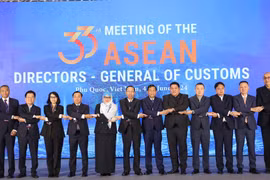 Năm 2024, Việt Nam vinh dự đảm nhận vai trò Chủ tịch và đăng cai tổ chức Hội nghị Tổng cục trưởng Hải quan ASEAN lần thứ 33 tại Phú Quốc. (Ảnh: Vietnam+)
