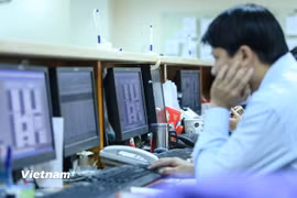 Chốt phiên giao dịch 29/9, VN-Index giảm 2,95 điểm xuống 1.777,73 điểm.. (Ảnh: Vietnam+)
