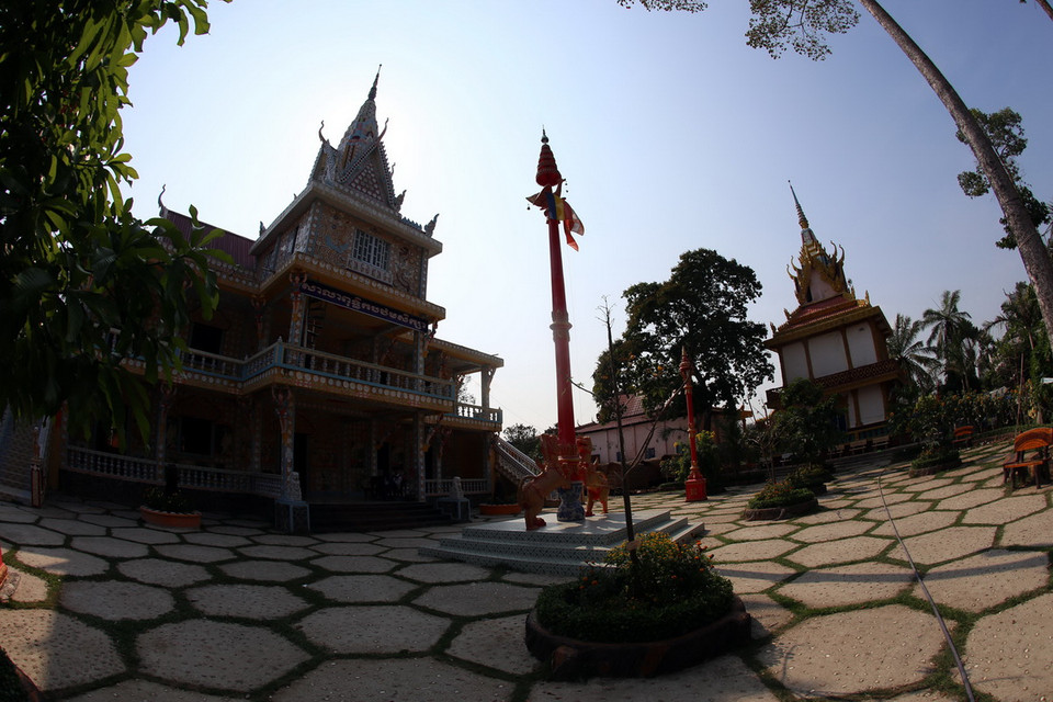 Chùa Sà Lôn (còn gọi là chùa Chén Kiểu). (Ảnh: Huy Hùng/TTXVN)