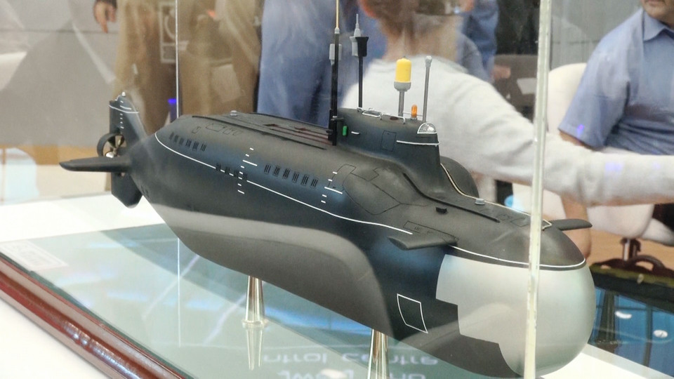 Tàu ngầm cỡ nhỏ linh hoạt lớp Piranha-T. (Ảnh: Duy Trinh/Vietnam+)