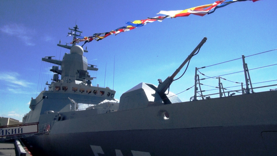 Tàu hộ vệ tên lửa Stoiky (Dự án 22380, lớp Steregushchy). (Ảnh: Duy Trinh/Vietnam+)