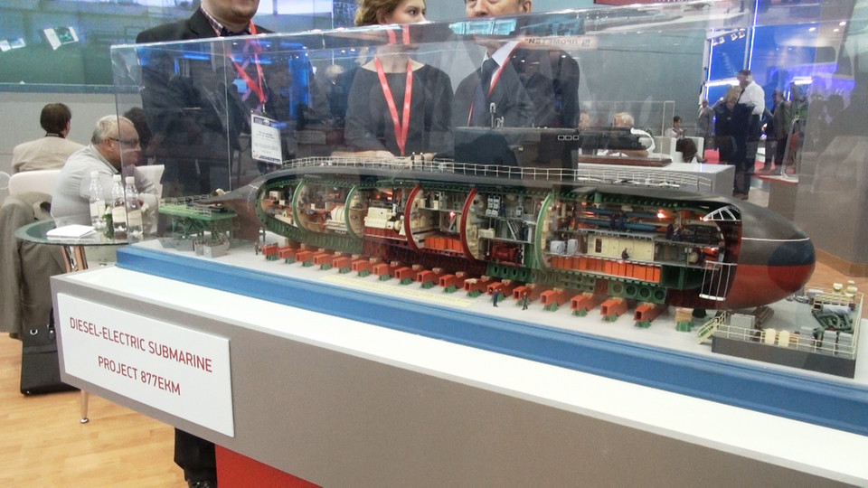 Tàu ngầm diesel-điện Dự án 877. (Ảnh: Duy Trinh/Vietnam+)