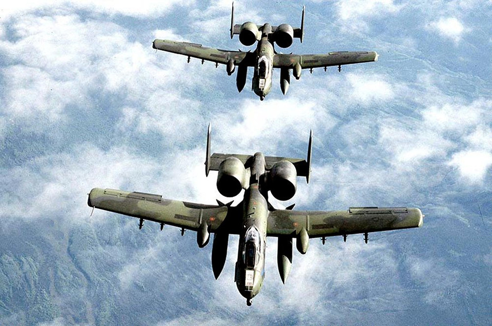 Máy bay A-10 Thunderbolt của Mỹ. (Nguồn: sputniknews)