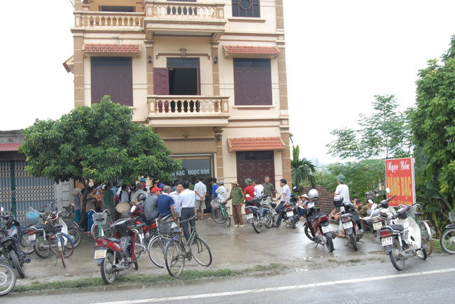 Tiệm vàng Ngọc Bốn tại thôn Thanh Khê, xã Thanh Hải, huyện Thanh Liêm, tỉnh Hà Nam. (Ảnh: Hoàng Nhương/TTXVN)