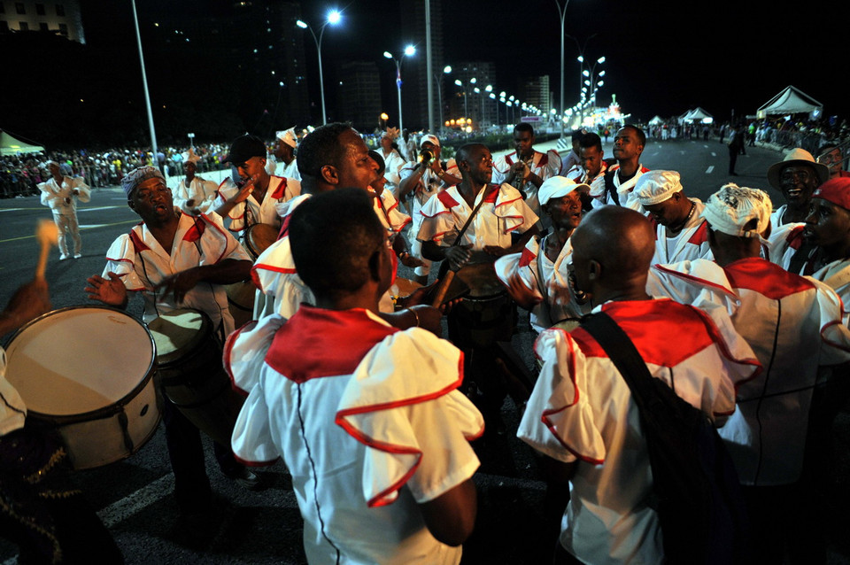  Sôi động trong những điệu nhảy truyền thống đậm chất văn hóa Caribe. (Ảnh: Lê Hà/TTXVN)