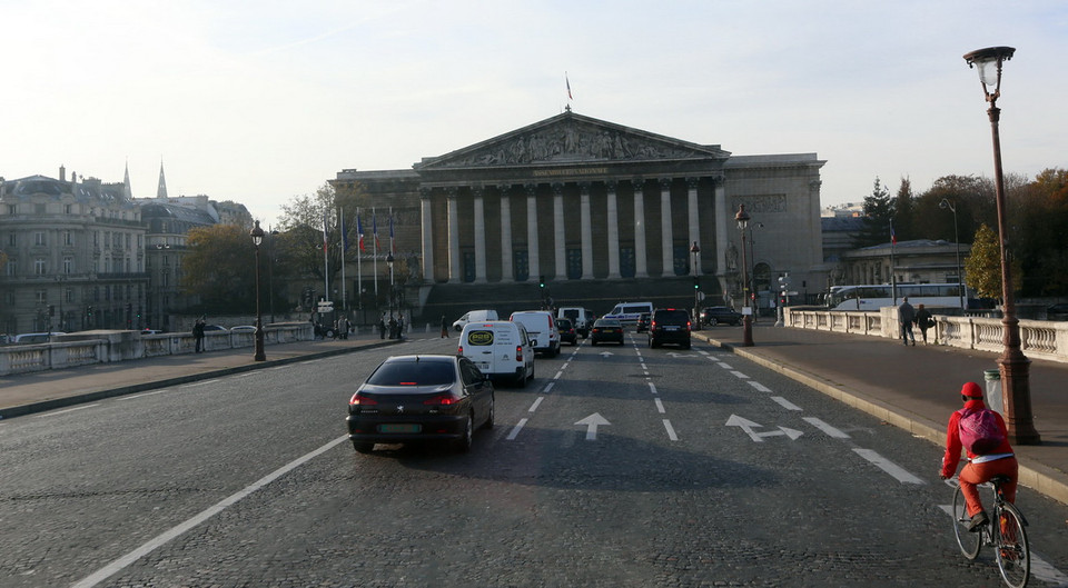 Toà nhà Quốc hội Pháp. (Ảnh: Huy Hùng)