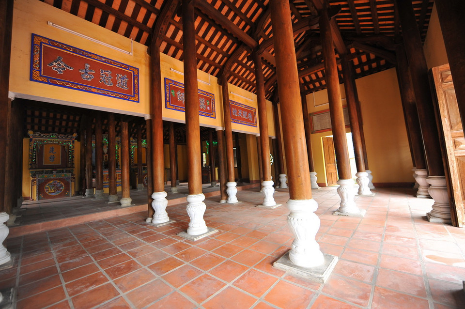 Quần thể lịch sử văn hóa kiến trúc nghệ thuật độc đáo, hội tụ nét truyền thống văn hóa dân gian, dân tộc có niên đại hơn 300 năm. (Ảnh: Minh Đức/TTXVN)