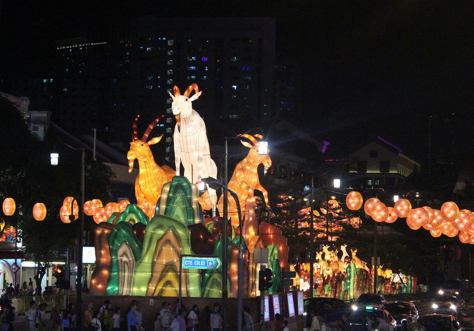 Lễ hội thắp sáng khu vực Chinatown sẽ kéo dài từ 31/1 đến 19/3. (Ảnh: Lê Hải, Việt Hải)