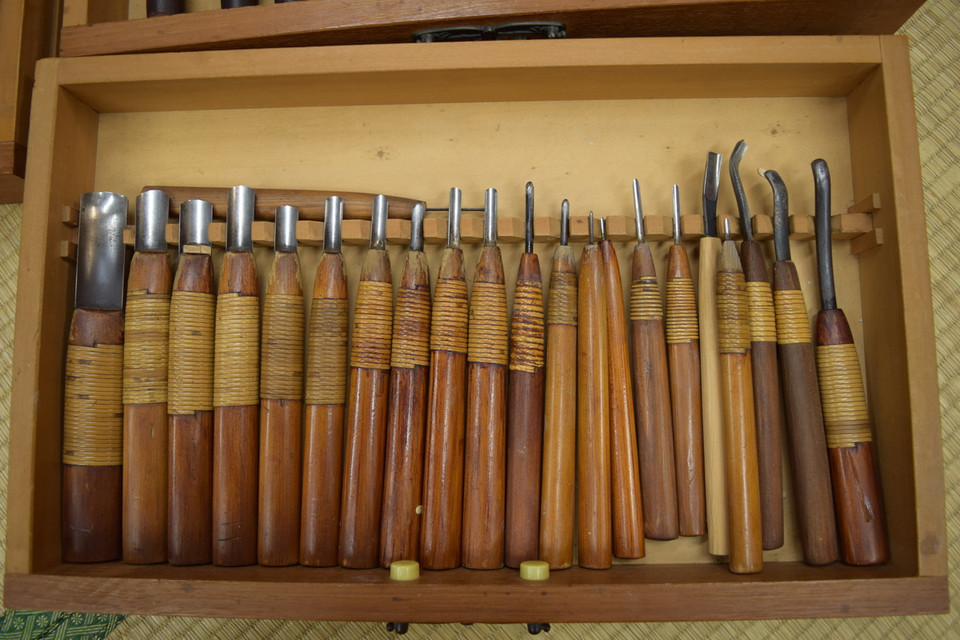 Shibai Karakuri là búp bê trình diễn trên sâu khấu, gần giống với múa rối tại Việt Nam. (Ảnh: Nguyễn Tuyến/Vietnam+)