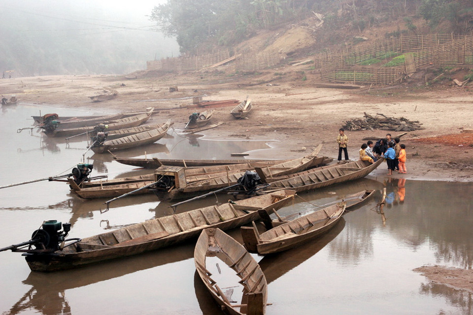 Bến Nặm Mạ xưa (huyện Sìn Hồ, tỉnh Lai Châu). (Ảnh: Chính Tới)