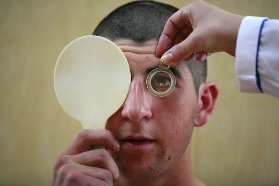 Bài kiểm tra thị lực. (Nguồn: Reuters)