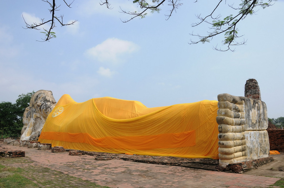 Cố đô Ayutthaya là một quần thể di tích các đền, chùa, cung điện… của Thái Lan (Ảnh: Sơn Nam-Quang Thuận/Vietnam+)