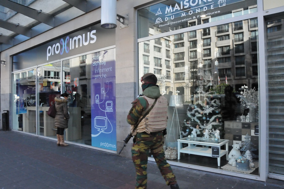 Hệ thống tầu điện ngầm ở thủ đô Brussels vẫn ngừng hoạt động và sẽ mở cửa trở lại vào ngày 25/11. (Hương Giang/Vietnam+)