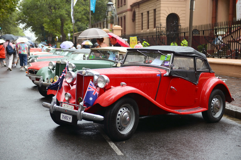 Những chiếc xe tham dự Ngày hội Xe nhân dịp Quốc khánh Australia 26/1/2015. (Ảnh: Quang Minh/TTXVN)