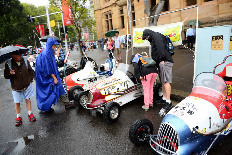 Những chiếc xe xuất hiện trong buổi triển lãm đều có niên đại từ giữa thập niên 80 đến nay. (Ảnh: Quang Minh/TTXVN)