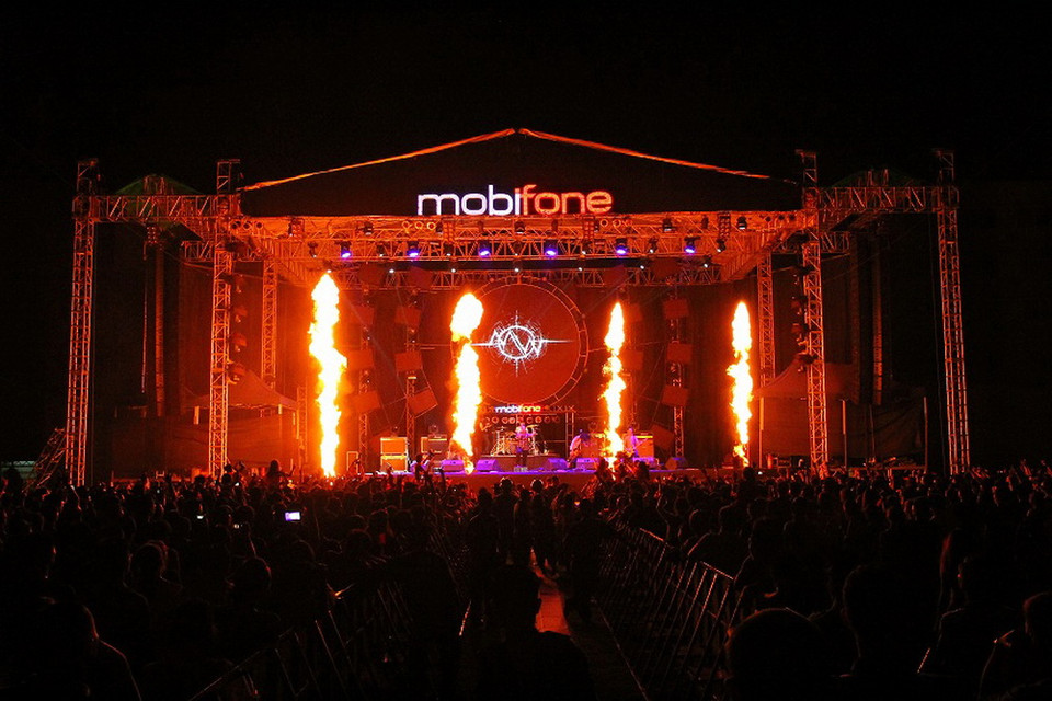 “Ban nhạc được yêu thích nhất” Microwave. (Ảnh: Ban tổ chức)