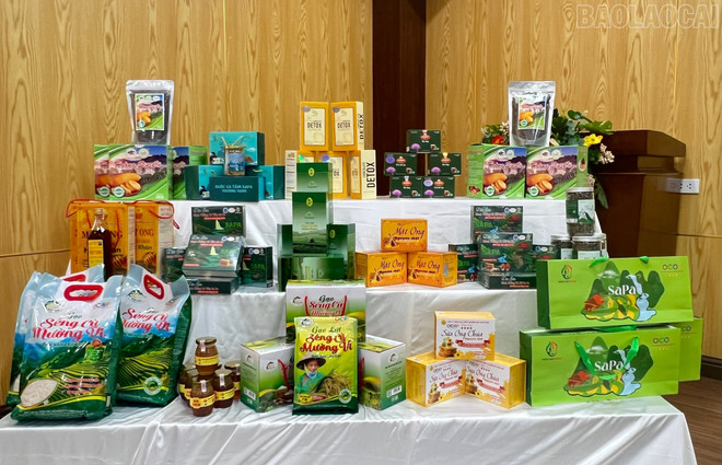 ラオカイのOCOP製品。 (出典:ラオカイ新聞) ocop-lao-cai.jpg