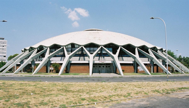 Mái vòm bêtông đặc trưng của nhà thi đấu Palazzetto dello Sport ở Italy. palazzetto-dello-sport-italy.jpg