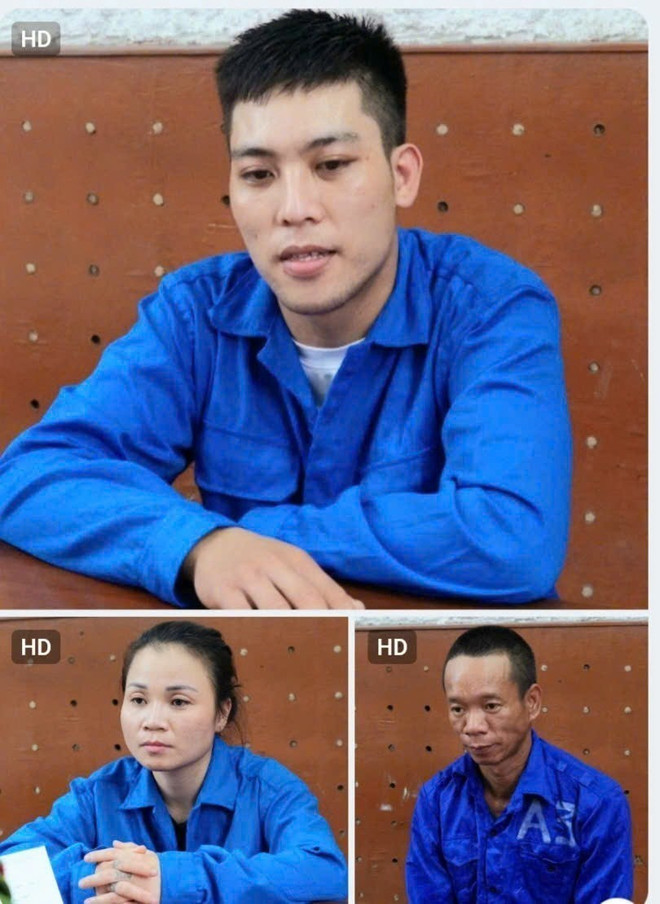 Các đối tượng bị bắt lần lượt: Nguyễn Hữu Tráng; Nguyễn Thị Phương và Dương Tiến Tú đều trú tại thành phố Hà Nội. (Ảnh: Quốc Xã/TTXVN phát) ma-tuy-quang-ninh-2.jpg