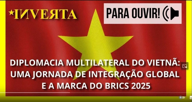 Kênh phát thanh INVERTA của Brazil đăng về chuyến thăm của Thủ tướng Phạm Minh Chính tới Rio de Janeiro. (Ảnh: Diệu Hương/TTXVN) truyen-thong-brazil-2.jpg