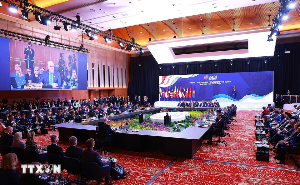 Hội nghị Cấp cao Kỷ niệm ASEAN-New Zealand. (Ảnh: Dương Giang/TTXVN)