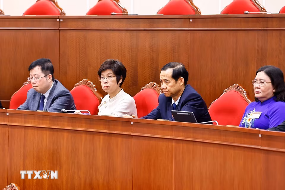 Đại biểu dự bế mạc Hội nghị. (Ảnh: Doãn Tấn/TTXVN)