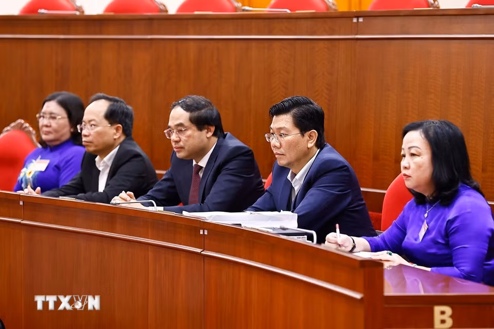 Đại biểu dự bế mạc Hội nghị. (Ảnh: Doãn Tấn/TTXVN)