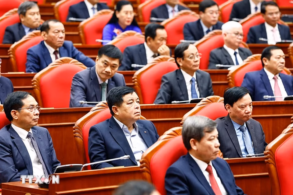 Đại biểu dự bế mạc Hội nghị. (Ảnh: Doãn Tấn/TTXVN)