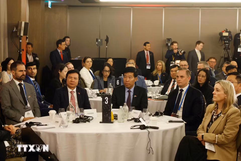 Các đại biểu dự Tọa đàm doanh nghiệp Việt Nam-New Zealand. (Ảnh: Thống Nhất/TTXVN)