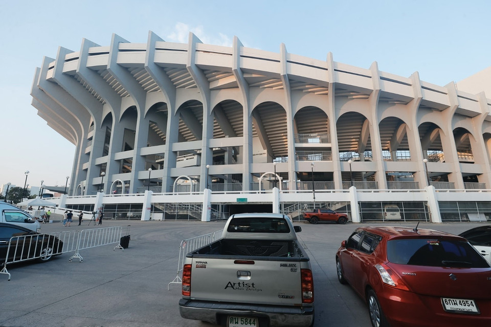 Sân vận động quốc gia Rajamangala nơi diễn ra trận chung kết lượt về ASEAN Cup 2024 giữa Đội chủ nhà Thái Lan và Đội tuyển Việt Nam. (Ảnh: Minh Quyết/TTXVN)