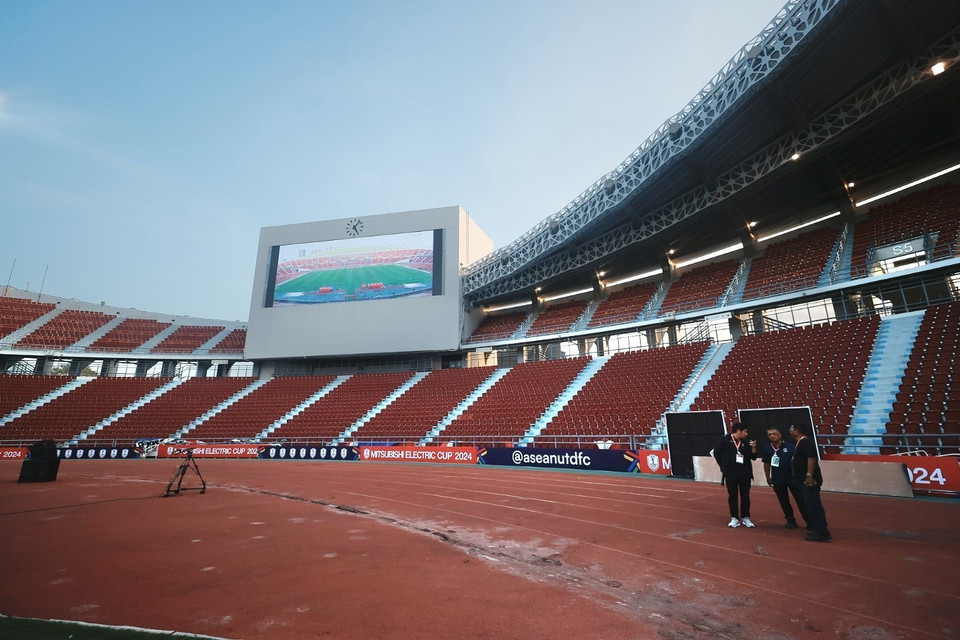 Sân được chính thức khánh thành vào ngày 6/12/1998 với sức chứa đạt hơn 53.000 khán giả, là nơi diễn ra trận Chung kết lượt về ASEAN Cup 2024 giữa đội chủ nhà Thái Lan và đội tuyển Việt Nam vào 20h ngày 5/1. (Ảnh: Minh Quyết/TTXVN)