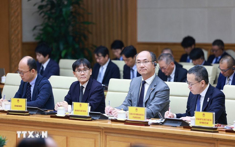 Các doanh nghiệp Nhật Bản tham dự tọa đàm. (Ảnh: Dương Giang/TTXVN)