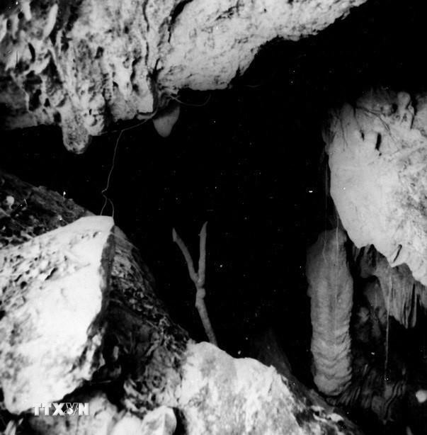 Chủ tịch Hồ Chí Minh đã lựa chọn Cao Bằng – vùng đất có vị trí đặc biệt quan trọng về địa chính trị, quốc phòng, an ninh và giàu truyền thống yêu nước – làm căn cứ địa cách mạng đầu tiên. Trong ảnh: Hang Cốc - Pắc Bó, nơi ở và làm việc đầu tiên của đồng chí Nguyễn Ái Quốc khi về nước ngày 8/2/1941. (Ảnh: TTXVN)