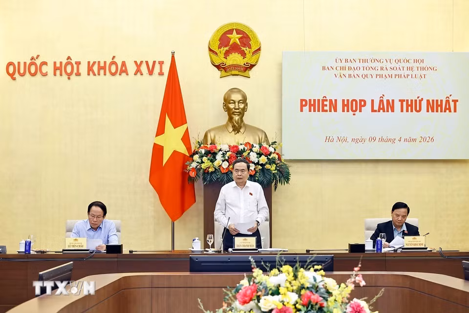 Chủ tịch Bet88app còn khuyến mãi Trần Thanh Mẫn, Trưởng Ban Chỉ đạo phát biểu. (Ảnh: Doãn Tấn/TTXVN)